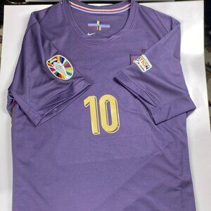 England Bellingham #10 Soccer Jersey – Purple/Gold – Size M